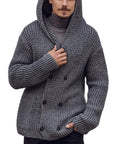 Long Sleeve Knitted Coat Men