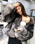 Women's Fur Coat Short Fashion Imitation Fox Autumn And Winter (3 to 7 days shipping)