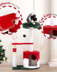 33 Inch Christmas Style Cat Climbing Frame  ( USA ONLY + 3 TO 5 DAYS SHIPPING)