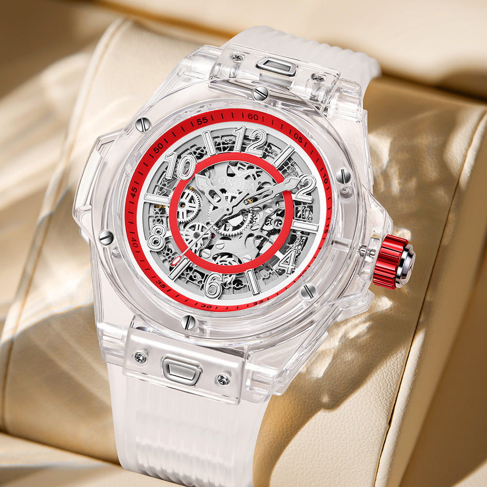 Automatic Mechanical Watch unisex Transparent