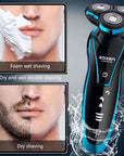 4D floating shaver