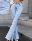 Stretch Micro-nail Pearl Jeans