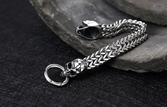 Titanium steel men&#39;s bracelet