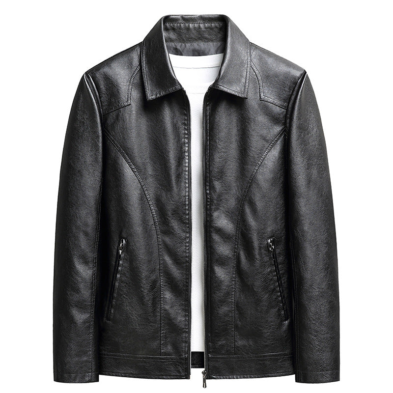 Men&#39;s Thin Leather Jacket