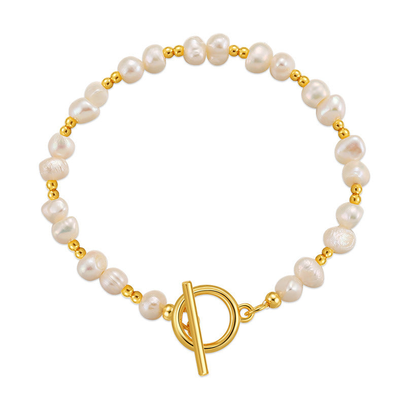 Natural Freshwater Pearl Elegant Handmade Bracelet