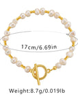 Natural Freshwater Pearl Elegant Handmade Bracelet