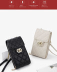 Women's Leather Mini Women's Bag Classic Mobile Phone Bag Messenger Bag