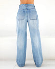 European And American Style Jeans High Waist Loose Wide Legs Type