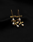 18K Gold Plating Natural Pearl Ear Studs