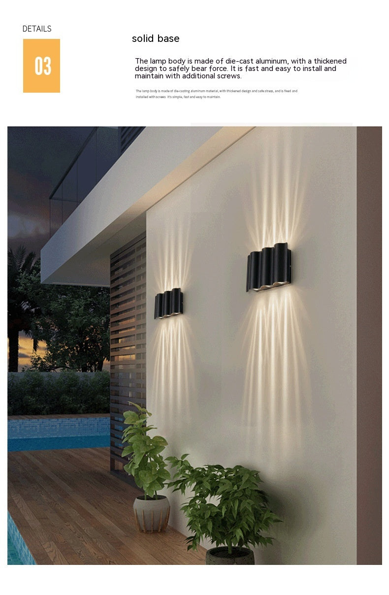 Modern Led Outdoor Up And Down Spotlight Waterproof