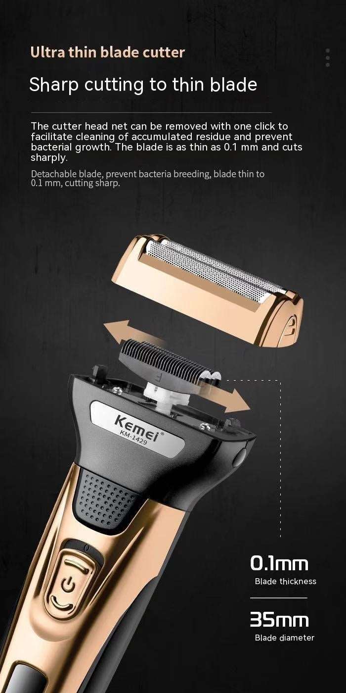 All-in-one Pogonotomy Multi-cutter Head Electric Men&#39;s Shaver