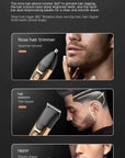 All-in-one Pogonotomy Multi-cutter Head Electric Men's Shaver