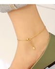 Gold rose titanium steel Bracelet / necklace / Anklet WOMEN