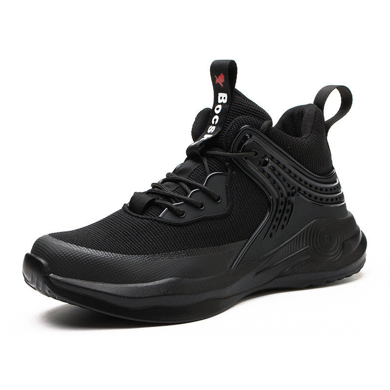 Men&#39;s High-top Safety Shoes Construction Protective  FOOTWEAR