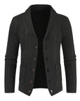 Chain Link Knit Cardigan Men's Fashion Loose Jacket Men