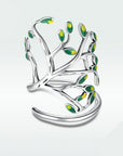 Life Tree Ring S925 Silver Ring WOMEN