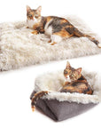 Pet Bed Mat New Pet Soft Dog Cat Blanket Fleece Cat Bed Mat Soft Warm Sleep Mat Cat Supplies Winter Foldable Pet Cushion