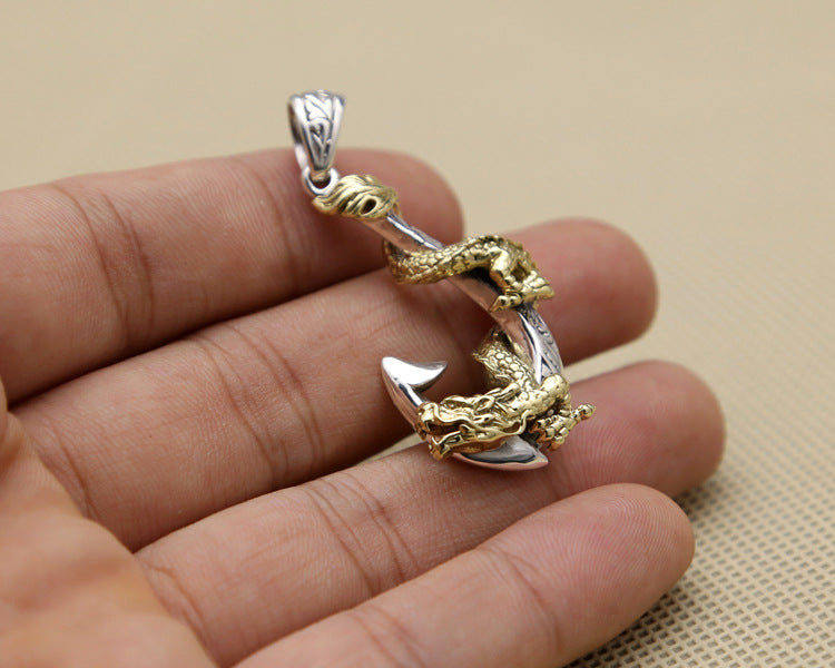 Anchor Pirate Hook Pendant