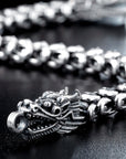 S925 silver bold domineering men's faucet bracelet