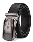 Men's Leather Belt Business Automatic Buckle Belt