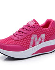 women Mesh sponge cake rocking shoes