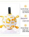 Dog Interactive Football Toys Children Soccer Dog Outdoor Training Balls Pet Sporty Bite Chew Teething Ball With Cute Printing