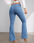 Women’s Wild Stretch Flared Jeans – Retro Glam Meets Modern Comfort