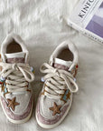 Platform Couple Casual Sneakers – Sporty White Board Shoes WOMEN