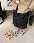 Women's Closed Toe Half Slippers For Summer