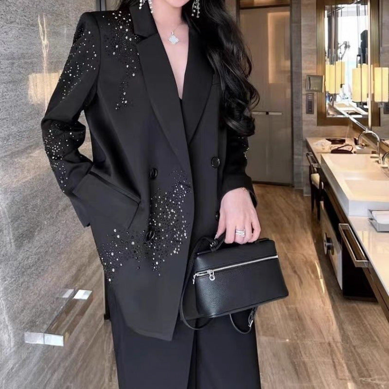 Business Diamond Suit Jacket women