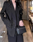 Business Diamond Suit Jacket women