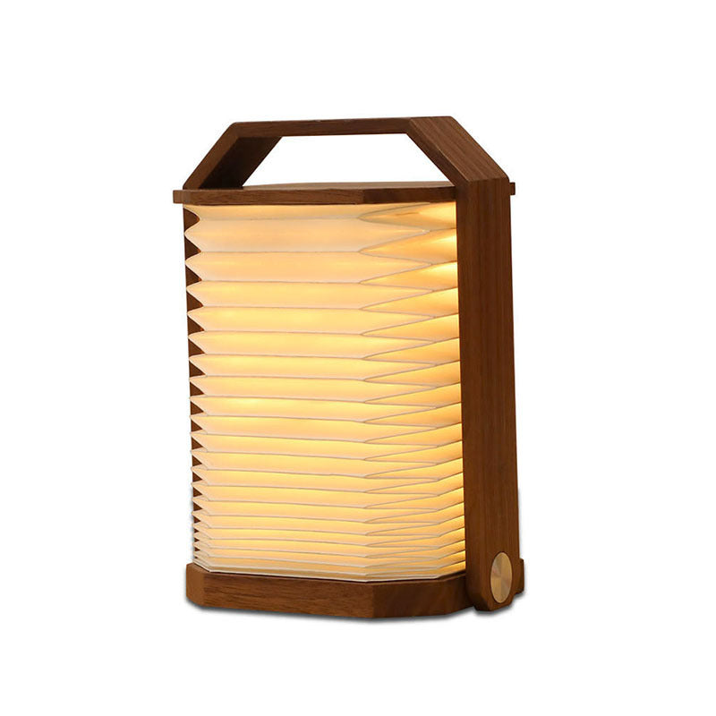 Wooden Hand Lamp