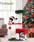 33 Inch Christmas Style Cat Climbing Frame  ( USA ONLY + 3 TO 5 DAYS SHIPPING)