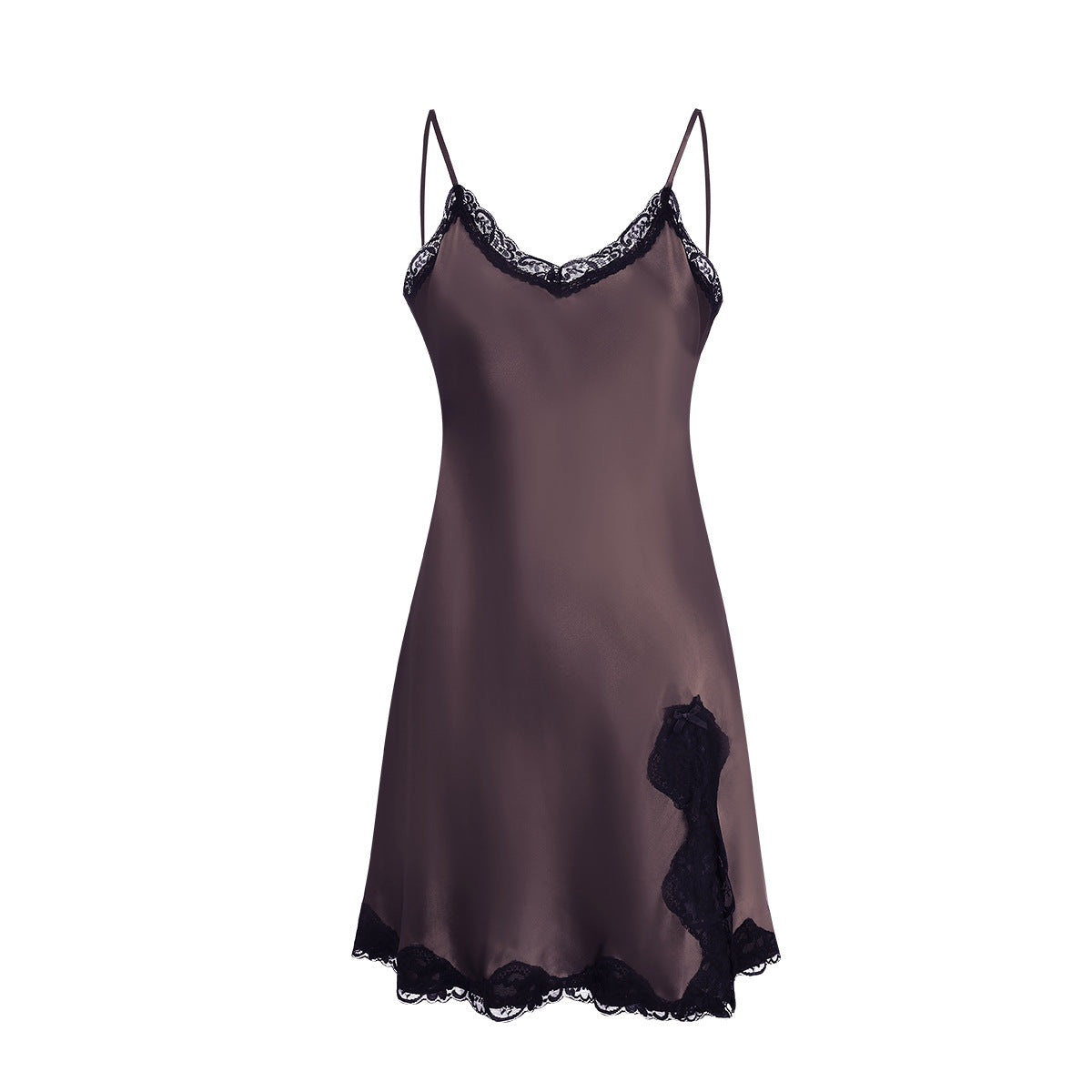 👗 Women’s Real Silk Slip Dress – Sexy Slit 100% Mulberry Silk Elegance
