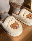 Lovers Cute Cartoon Cotton Slippers Men And Women