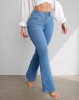 Women’s Wild Stretch Flared Jeans – Retro Glam Meets Modern Comfort