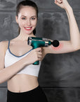 Mini Fascia Gun Fitness Massager Physiotherapy Electric Massage Gun Muscle Relaxer