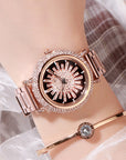 Women's watch with diamond