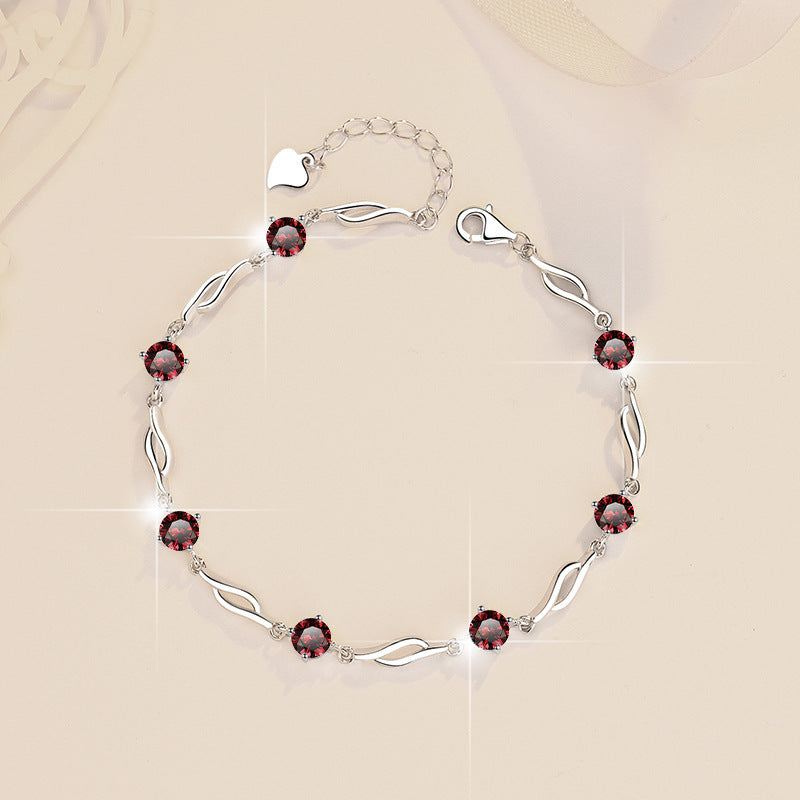 ✨ Dazzling Moissanite Bracelet – 0.5ct S925 Sterling Silver / Women’s Luxury Jewelry