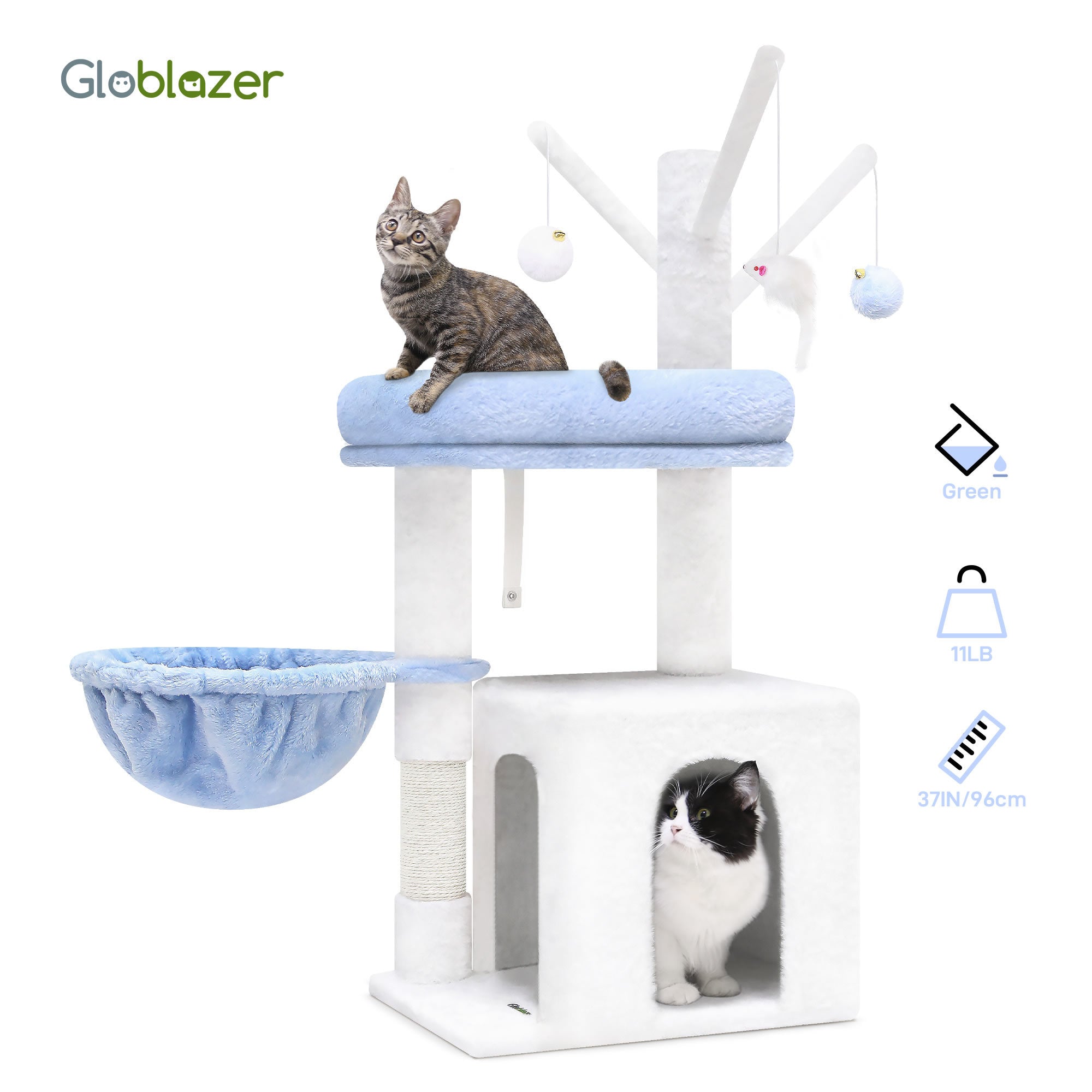 39 Inch Cat Climbing Frame ( USA ONLY + 3 TO 5 DAYS SHIPPING)