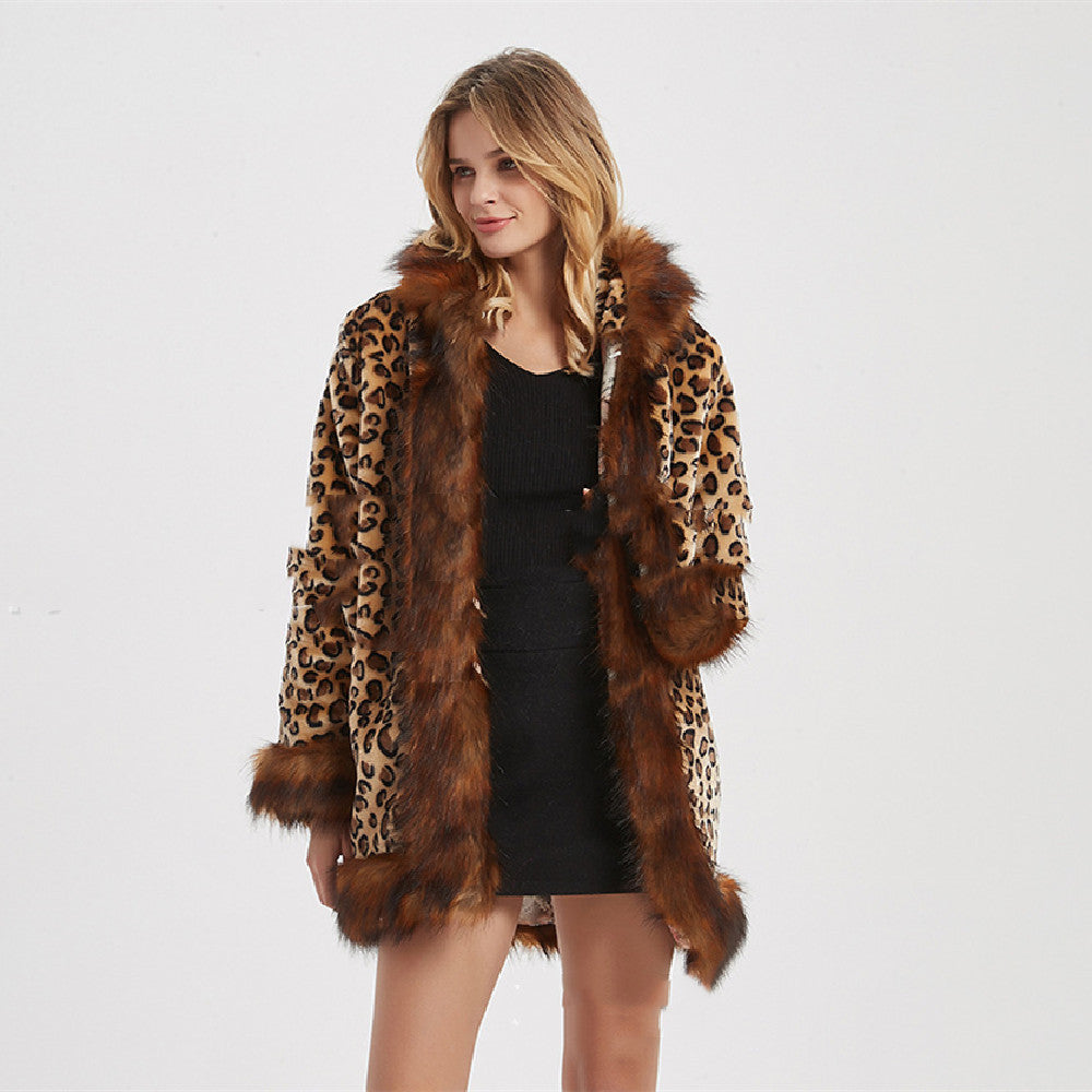 Women’s Fashionable Warm Fur Coat – Cozy Elegance with a Modern Edge