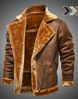 Men Suede Leather Jacket