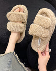 Winter Slippers With Look Design Fashion Indoor Outdoor Garden Home Shoes