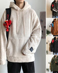 Plush hooded warm hoodie