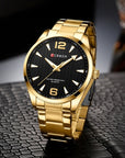 Men's Business Quartz Steel Belt Watch