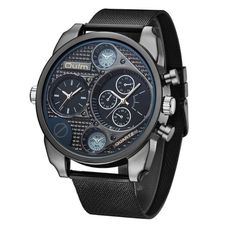 brand stainless steel male watch