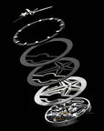 Men’s Double-Sided Hollow Automatic Mechanical Watch – Stainless Steel Fashion Timepiece