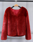 Fashionable imitation fox fur coat fur coat fur coat fur coat short style