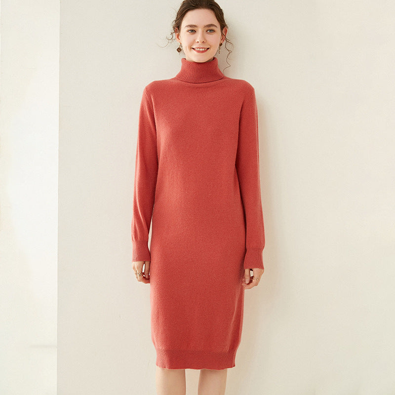 Women’s Knit Wool Sweater Skirt – Cozy Elegance with Timeless Charm