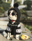 Pet Cat Dog Clothing Pure Cotton Plus Fleece Sweater